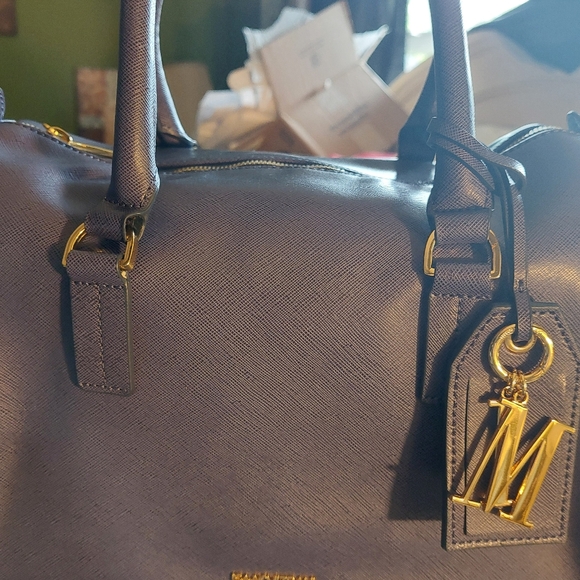 Isaac mizrahi leather satchel purseUPDATED PICS - Picture 6 of 15